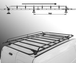 Cruz specjalistyczna platforma baga�owa do Volkswagen Caddy III - �adowno�� 150kg.