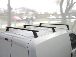 Cruz baga�nik bazowy (3 belkowy) do Citroen Nemo, Fiat Fiorino, Peugeot Bipper- �adowno�� 150kg