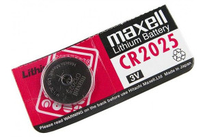 Bateria Litowa CR2025 Maxell Najbardziej popularne Baterie CR 2025 do pilotw samochodowych, urzdze elektronicznych 1 szt.