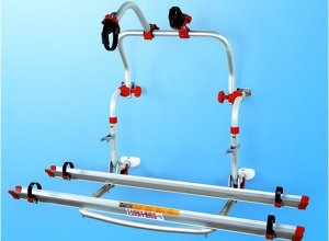 Baga�nik rowerowy Fiamma Carry-Bike CARAVAN PRO C do przewozu 4 rower�w, montowanych na �cianie przyczepy kempingowej
