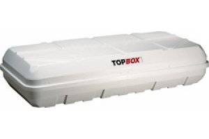 Baga�nik dachowy Thule TOP-BOX TOPBOX 190 w kolorze bia�ym o wymiarach (187 x 89 x 40 cm) pojemno�� 500 litr�w