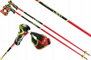 Kije kijki narciarskie WorldCup TBS WCR SL 3D marki LEKI o dugoci 115 cm, 2szt. Trigger S