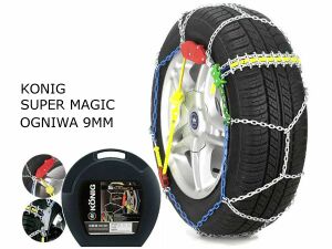 �a�cuchy Super Magic (ogniwa 9mm) grupa 100 z samonapinaczem i najszybszym sposobem demonta�u - ochraniacze felg ALU