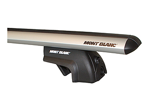 Mont Blanc RF20 kompletny baga�nik bazowy na relingi z belkami ALU-LINE o d�ugo�ci 106cm - zamykany