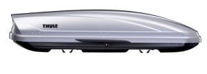 Autobox Thule Motion 600 w kolorze srebrny metalik 350 litr�w (190x67x42cm) Obustronne otwieranie