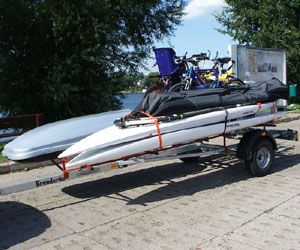 Wypo�yczenie Przyczepy BRENDERUP THULE FREEDOM baga�+rowery+kajaki