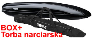 Autobox Thule SPIRIT 780 w kolorze czarnym METALIK + promocja THULE SKIBAG - torba narciarska GRATIS! + wybierz prezent