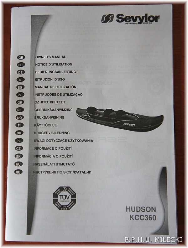 Kajak Sevylor HudsonKCC 360