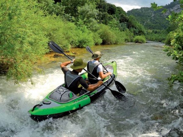 Kajak SEVYLOR KCC380 YUKON dwuosobowy o wymiarach 380x89cm renomowanej firmy Sevylor
