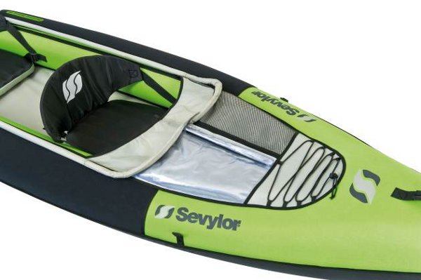 Kajak SEVYLOR KCC380 YUKON dwuosobowy o wymiarach 380x89cm renomowanej firmy Sevylor