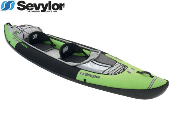 Kajak SEVYLOR KCC380 YUKON dwuosobowy o wymiarach 380x89cm renomowanej firmy Sevylor