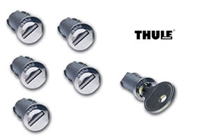 Zamki 6szt. -  One Key System Thule 596 czyli wszystko pod jeden klucz