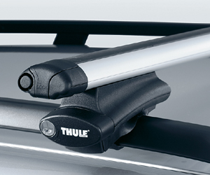 Kompletny baga�nik Thule 775 ALU na relingi belki d�. 108-135cm - zamykany