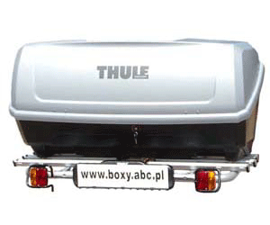 ZESTAW PROMOCYJNY Platf. THULE 949 do przewozu 3 rower�w + box (+10!)