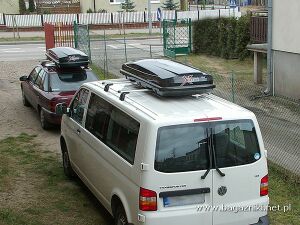 Autobox Xstream (Xtreme) 500 czarny metalik CARBON 500 litr�w (225x83x39cm) - nowe pasy, monta� ULTRA RAPID! LIMITED