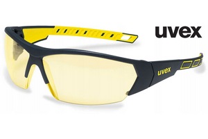 UVEX i-works 365 Okulary te rozjaniajce w kolorze czarno-tym ochrona UV100% przepuszczalno wiata ok. 88% supravision excellence