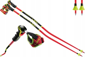 Kije kijki narciarskie gite WorldCup WCR GS 3D marki LEKI o dugoci 135 cm, 2szt. Trigger S