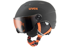 Kask narciarski snowboardowy dziecicy UVEX junior visor pro 54-56 + Pokrowiec